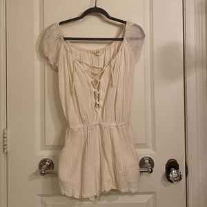 Cream Romper